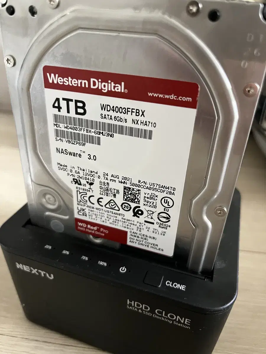 WD RED PRO HDD 4TB